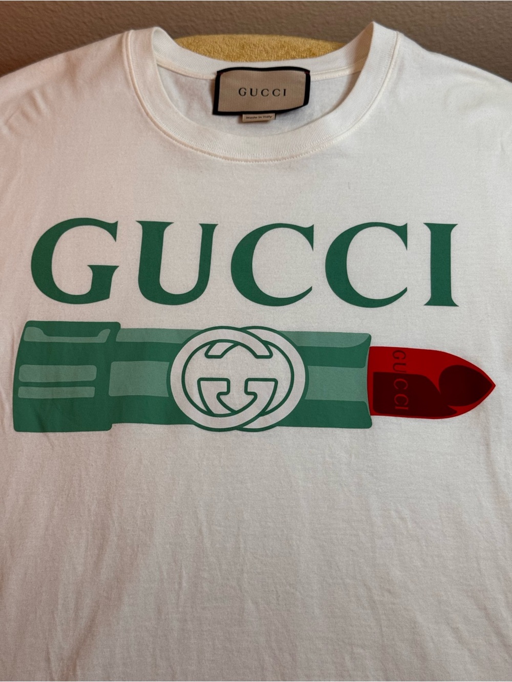 Gucci Lipstick print cotton T-shirt